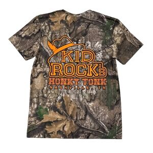 Kid Rock Honky Tonk Nashville Shirt Size Medium Country Music Bar Realtree Camo